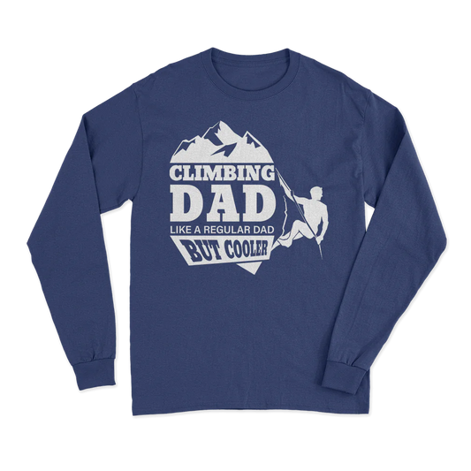 Climbing Dad Long Sleeve Shirt