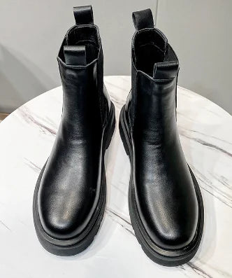 Men's High-Top Thick-Soled Martin Boots for Every Look