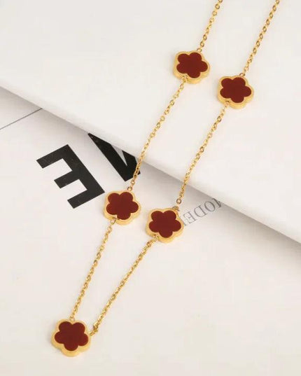 Flora Petal Stainless Jewelry Set