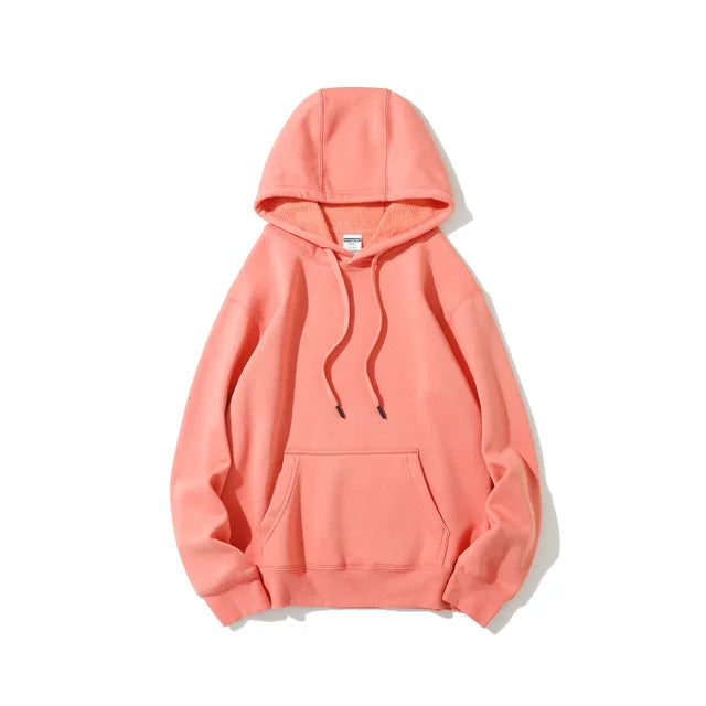 American Fashionable Unisex Off-Shoulder Hooded Sweatshirts