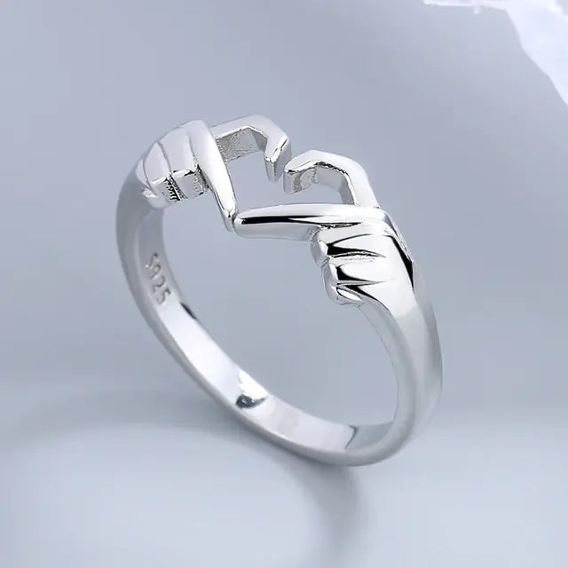 Silver Hug Ring