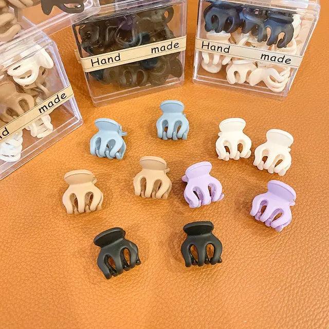 Luxury Matte Plastic Mini Hair Claws