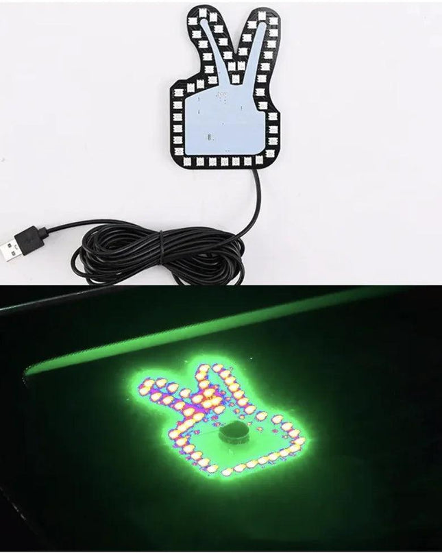 Car USB Finger Gesture Light