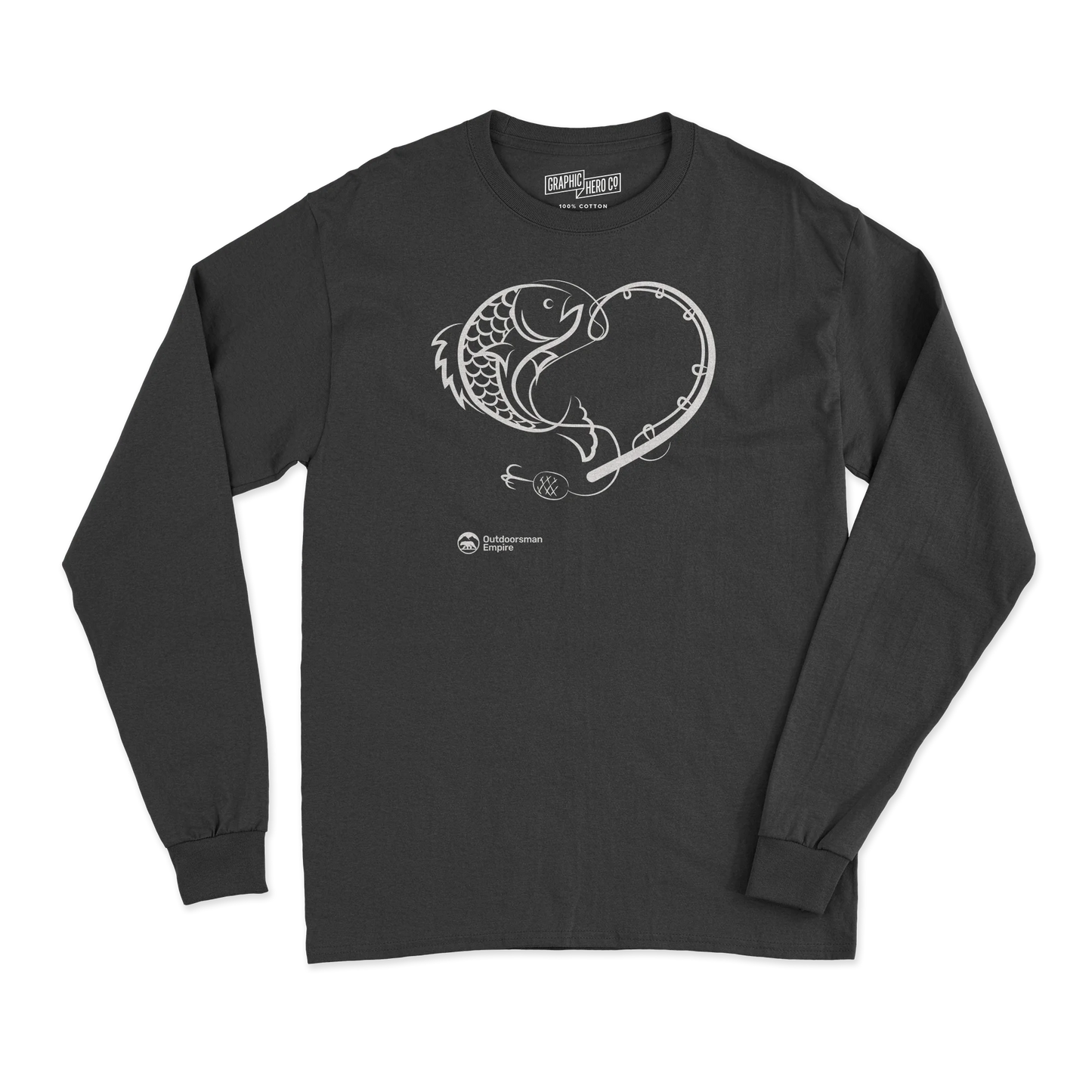 Fishing Heart' Long Sleeve Shirt