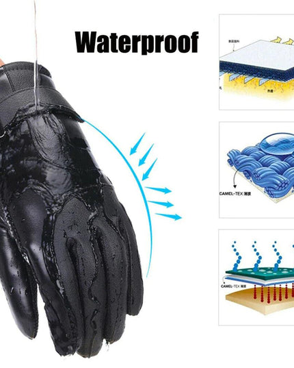 Electric USB Heated Gloves Winter Warming Thermal Ski Snow Hand Warm Windproof