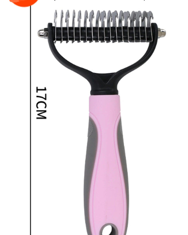 Pet Brush Double-Sided Hair Removal Comb