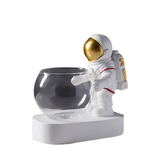 Nordic Astronaut Resin Decorative Flowerpot