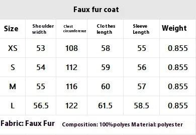 Faux Fox Fur Coat