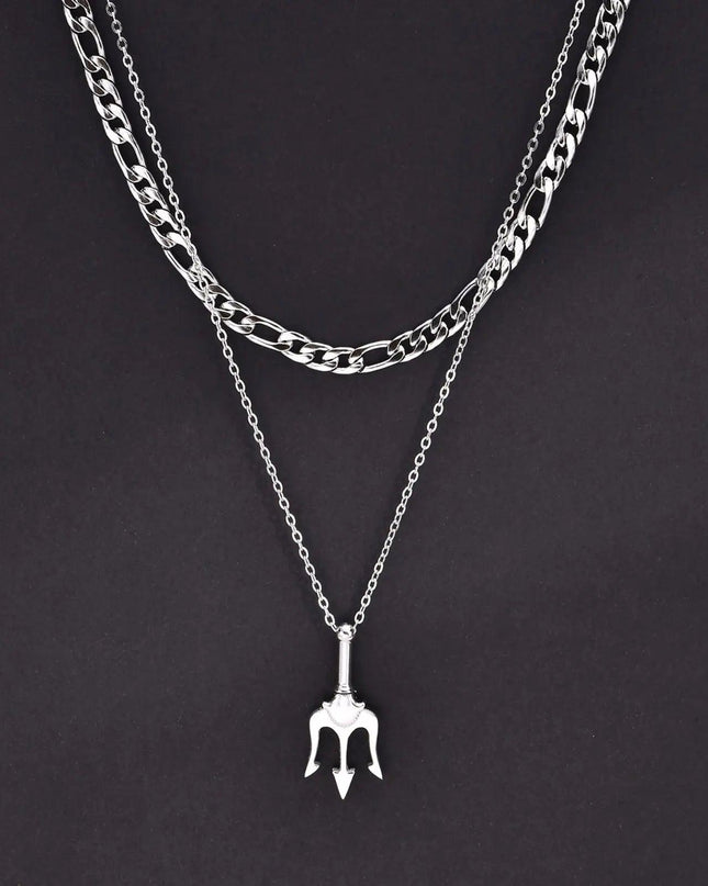 Stylish Neptune Trident Chain Necklaces