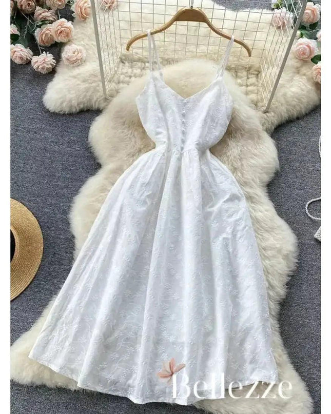 Elegant Spaghetti Strap Dress