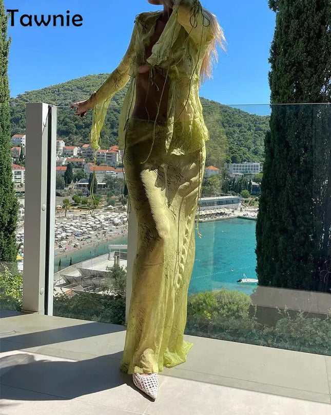 See Through Dress Sets