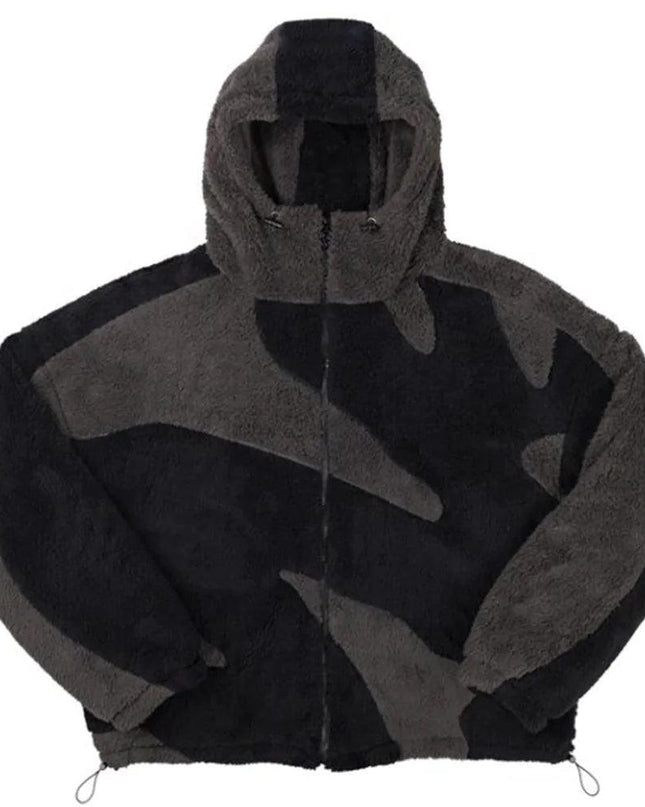 Lambswool Fluffy Zip Jacket