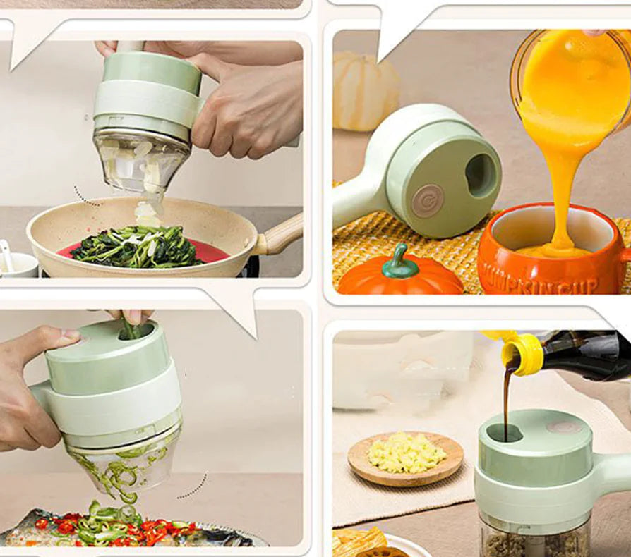 Mini Portable Wireless Chopper Blender Food Processor