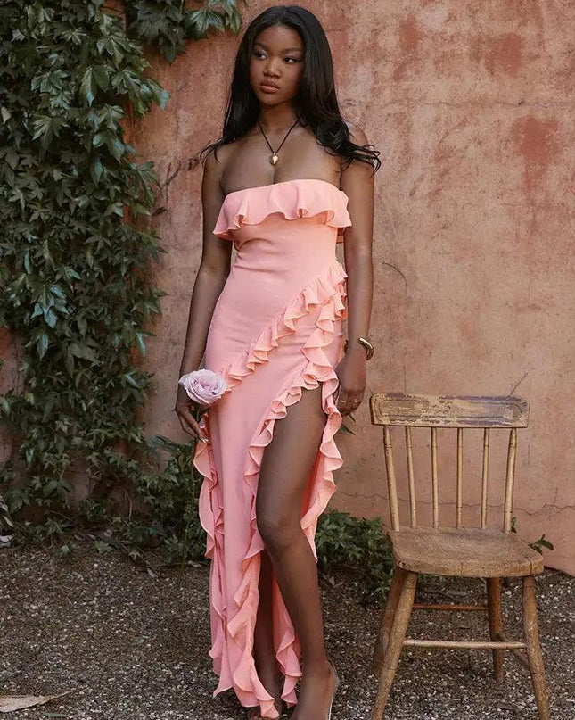 Refined Ruffle Dress