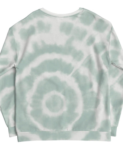Green Tie-Dye Vibe Tropical Sweatshirt