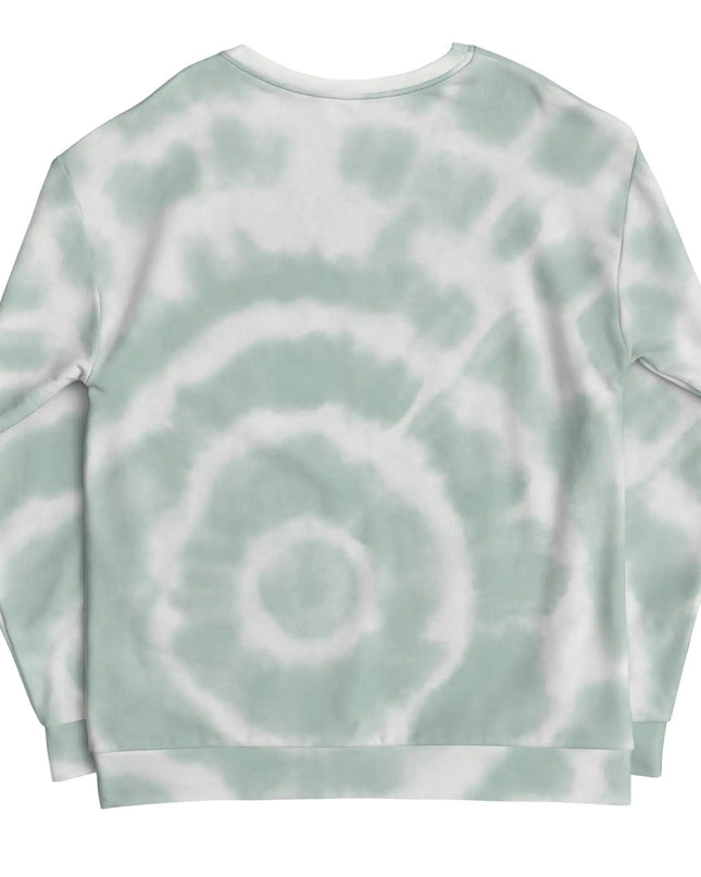 Green Tie-Dye Vibe Tropical Sweatshirt