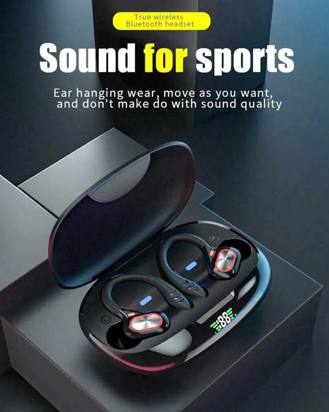 Bluetooth Headset 5.1 True Wireless Earphones Earbuds Headphones HiFi Sport TWS