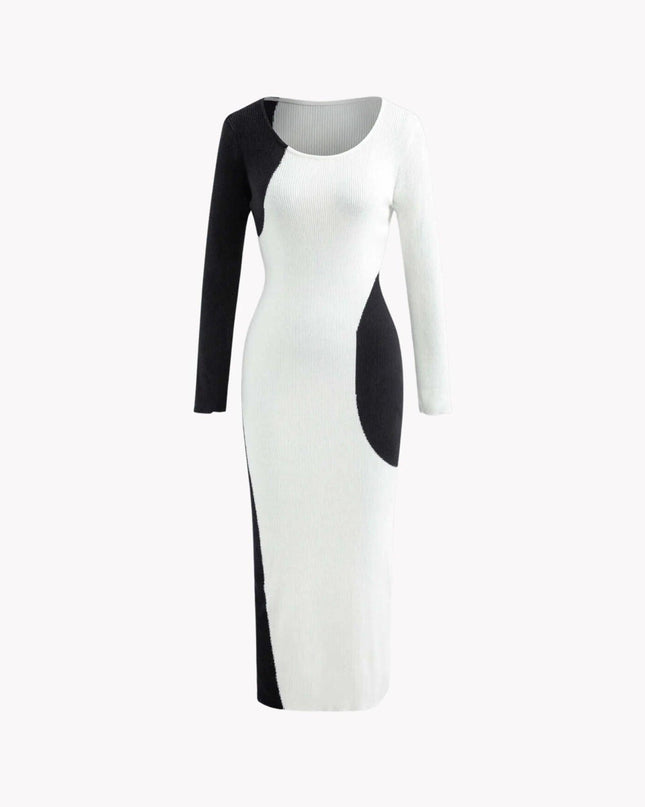 Casual Knit Swoops Dress