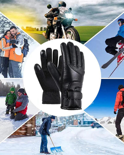 Electric USB Heated Gloves Winter Warming Thermal Ski Snow Hand Warm Windproof