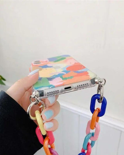 Abstract Art Chain Case