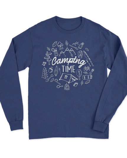 Camping Elements Long Sleeve Shirt