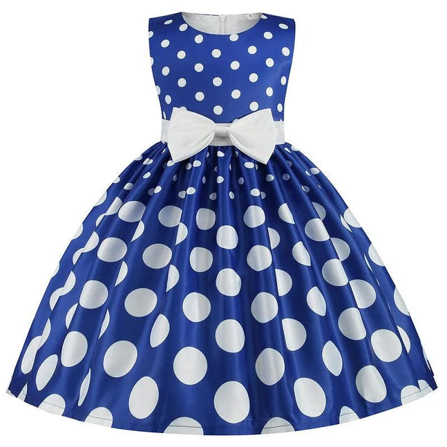 Polkadot Satin Dress