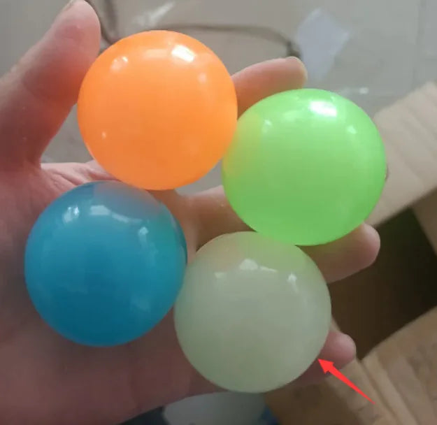 Fun Throwing Sticky Luminous Ball