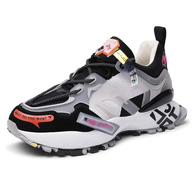 Sneakers Suede Genuine Leather