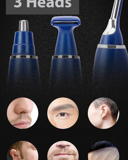 Electric Ear Beard Nose Hair Trimmer Eyebrow Mustache Remover Shaver Clipper New