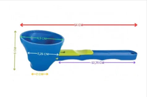 SpillGuard Portable Measuring Spoon with Anti-Leak Design