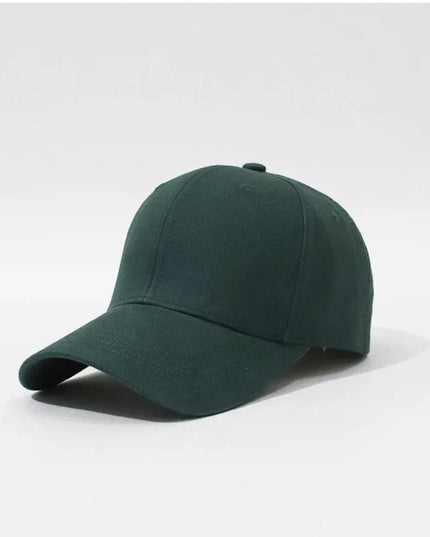 Simple Hard Top Solid Color Household Baseball Hat