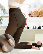 Black half feet / 200g-thick