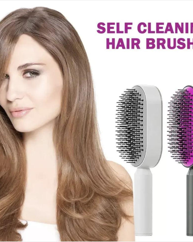 Women’s 3D Hair Growth Self-Cleaning Hair Brush