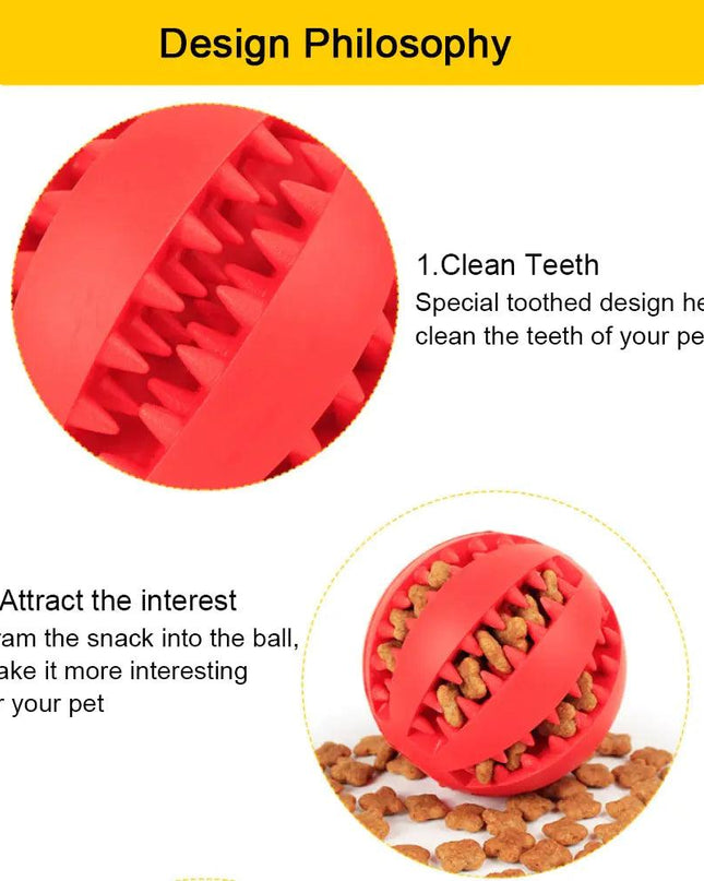 Rubber Balls Chewing Pet Toys