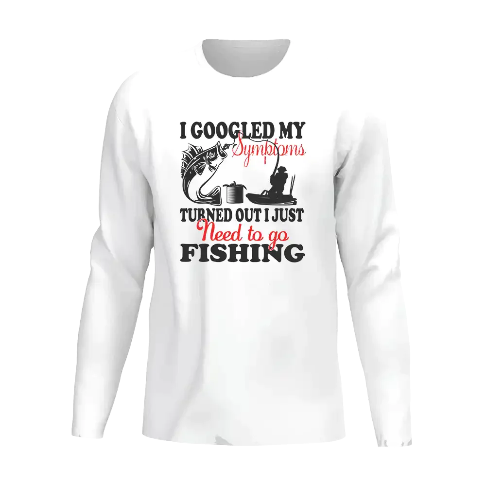 Fishing Symptoms Long Sleeve Shirt