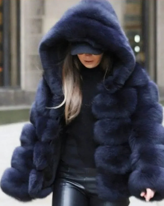 Women's Luxury Faux Fur Jacket