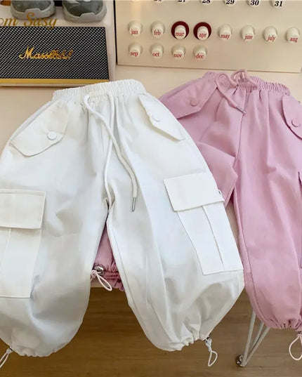 Cotton Cargo Pants for Infants and Toddlers (All Seasons)