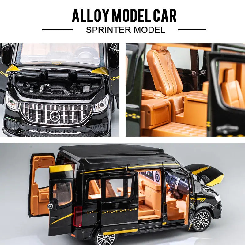 Diecast MPV Model With Light