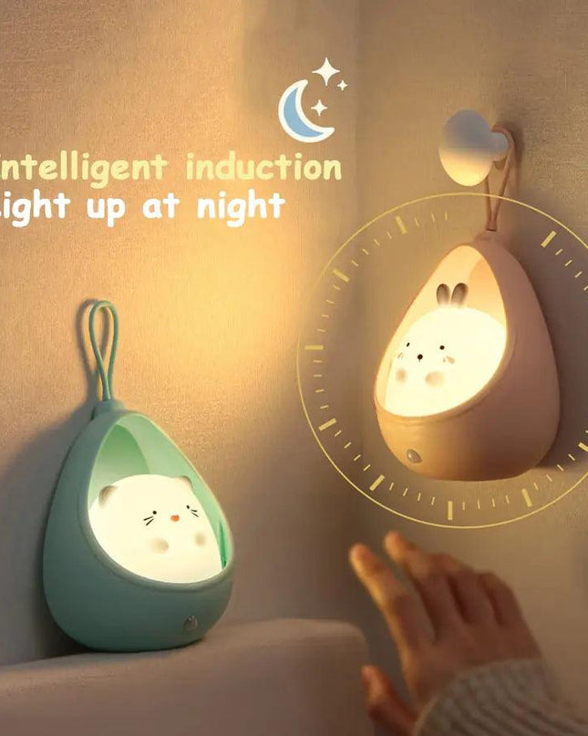 LED Night Light Sensor Control cute animal