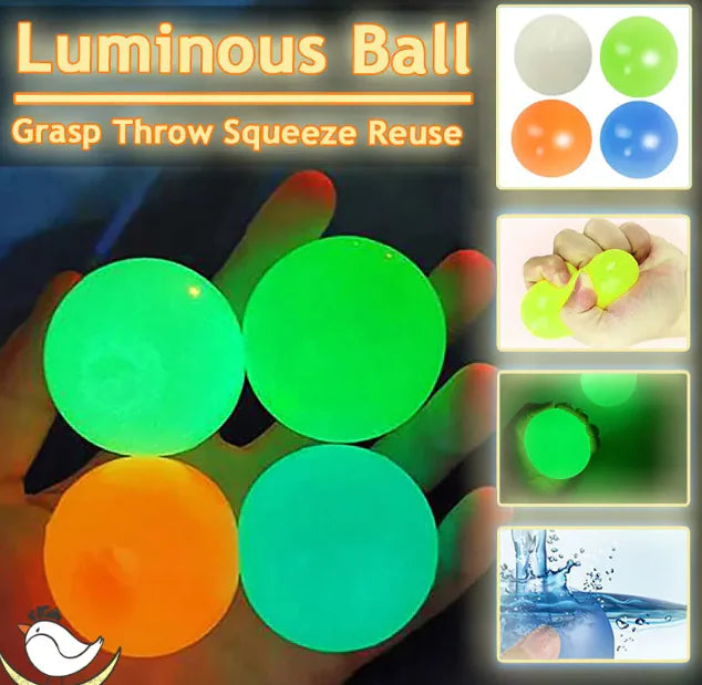 Fun Throwing Sticky Luminous Ball