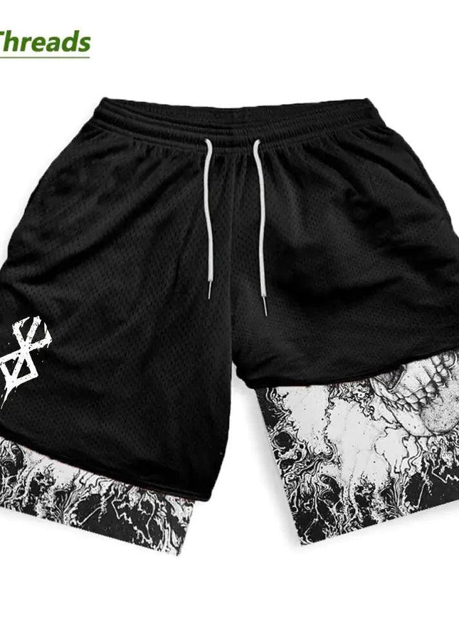 2 in-1 Compression Shorts for Men