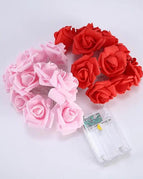 pink red / 3m 20Flowers