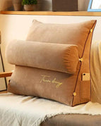 Khaki cushion / 45x45x20cm