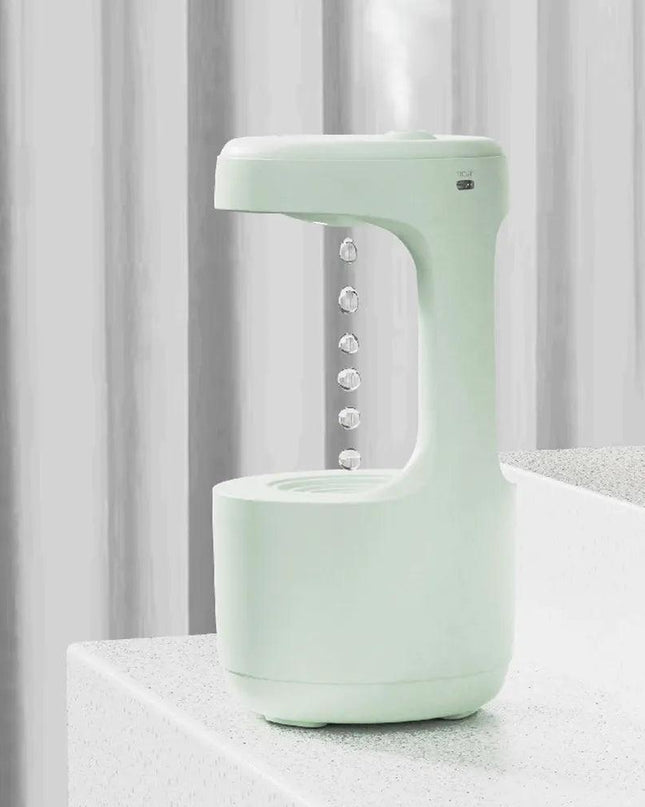 Anti-Gravity Humidifier with Clock & Aroma Diffuser
