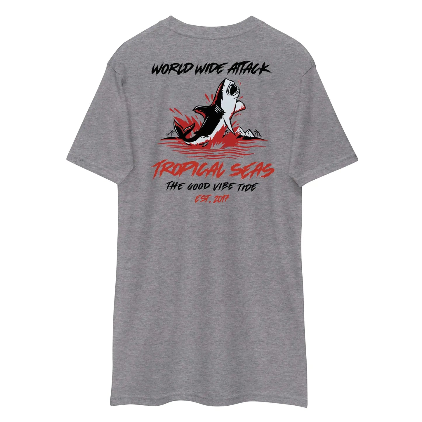 Men's Premium World Wide Attack Tropical Shark T-shirt