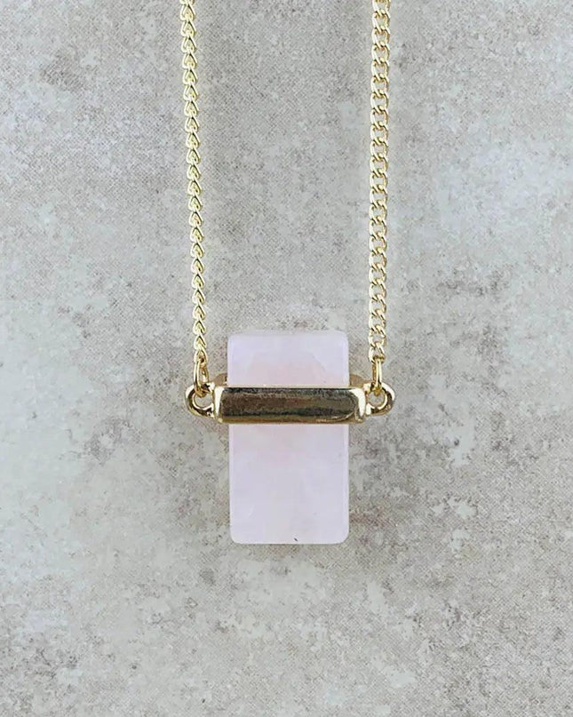 Natural Marble Stone Necklace