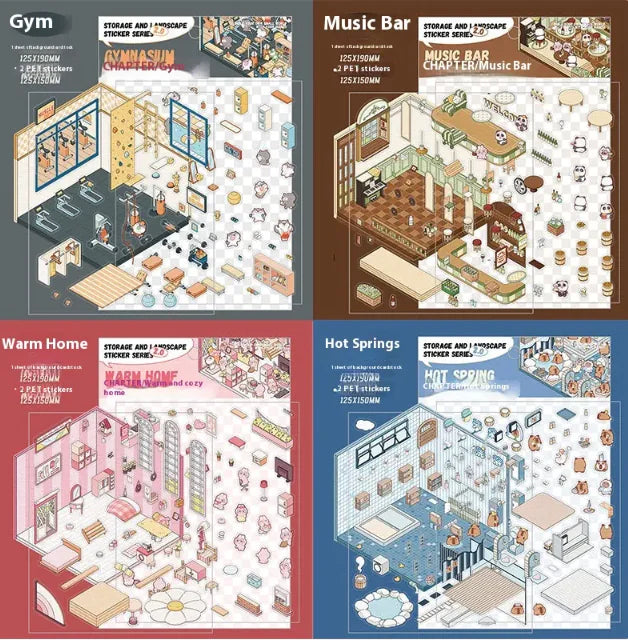 DIY 3D Landscape Stickers For Simulation Placement