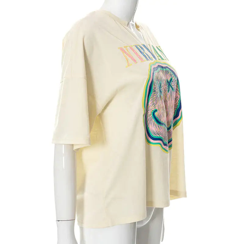 Don't Trip Nirvana Oversized Graphic Tee