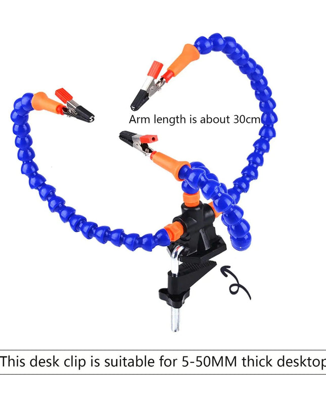 Table Clamp Station With 3 Flexible Arms