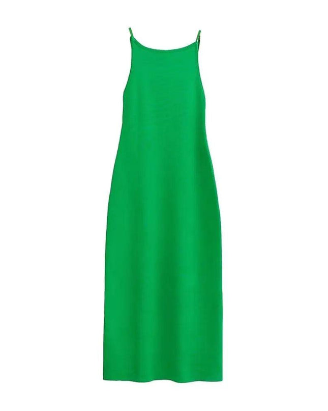 Fitted Knit Midi Dress